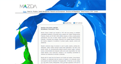 Desktop Screenshot of mazdacolours.com